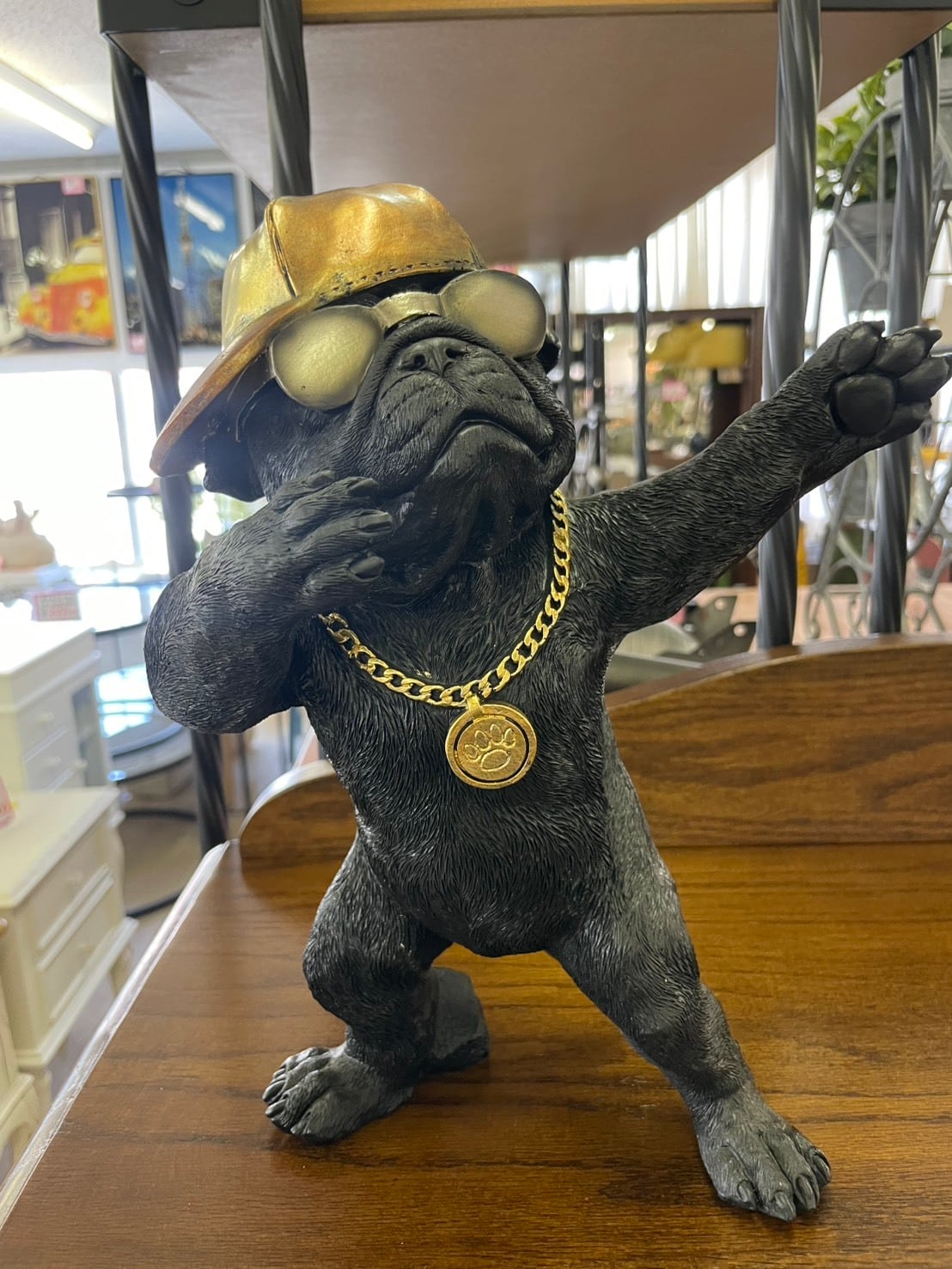 置物 ブルドッグ オブジェ ボスブルドッグ アメリカン USA 犬 雑貨