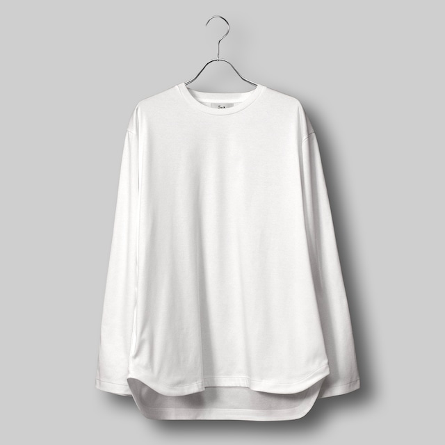 アルビニT スムース ロングスリーブ リラックス / Albini T Smooth LS Relax #WHITE