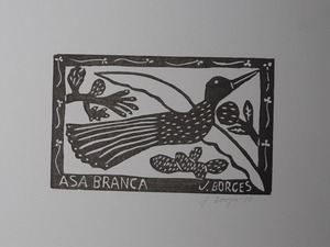 J.BORGES ジョタ・ボルジェス 木版画 M　【ASA BRANCA】