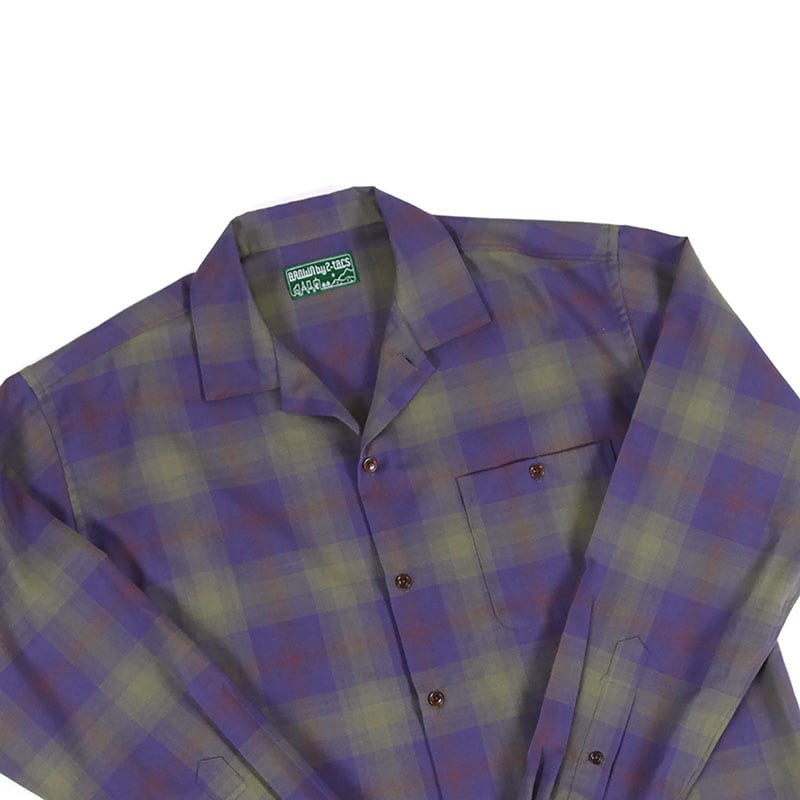 BROWN by 2-tacs / OPEN COLLAR (L/S) | st. valley house - セント