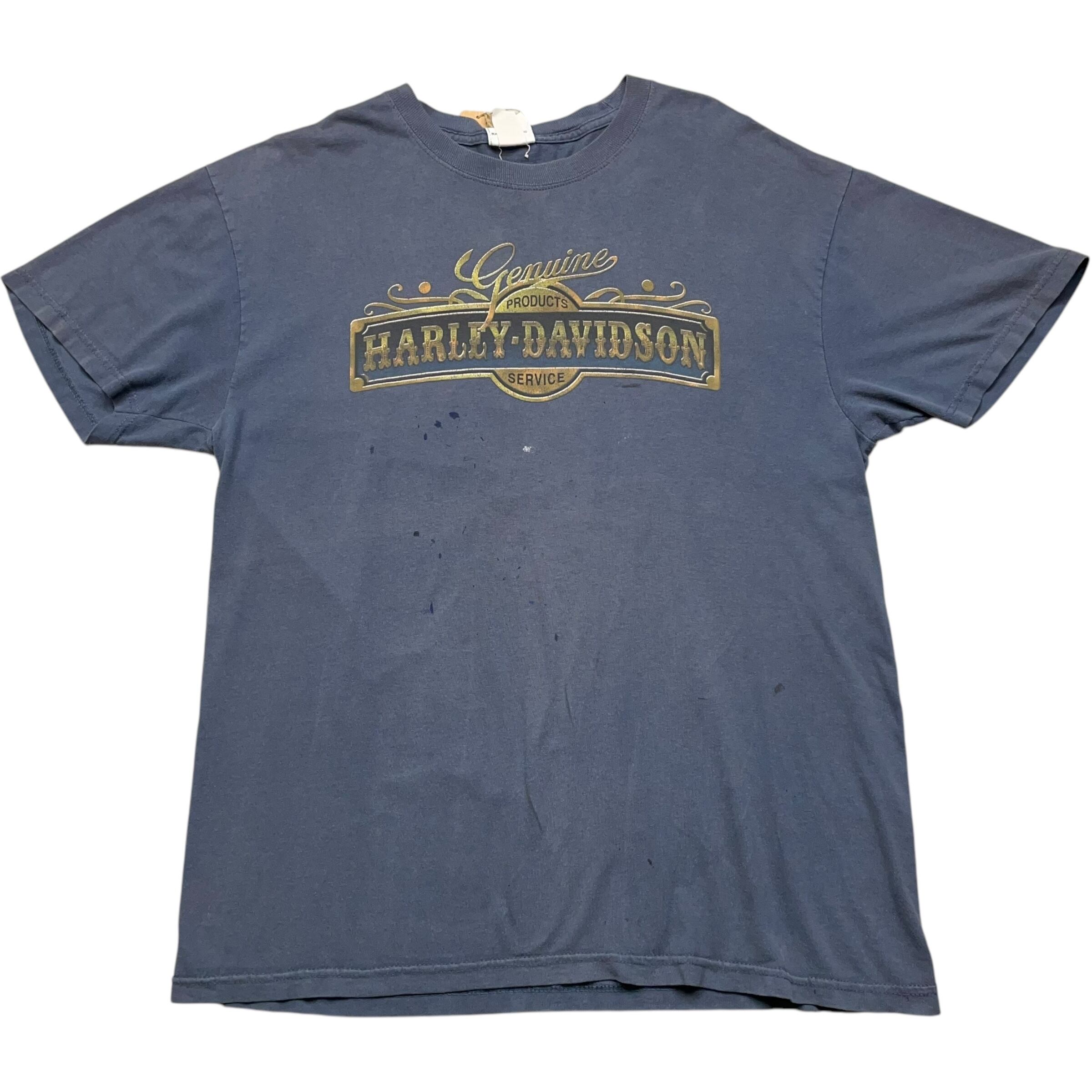 《L》Harley-Davidson ハーレーダビッドソン Tシャツ グレー 両面プリント no.6586