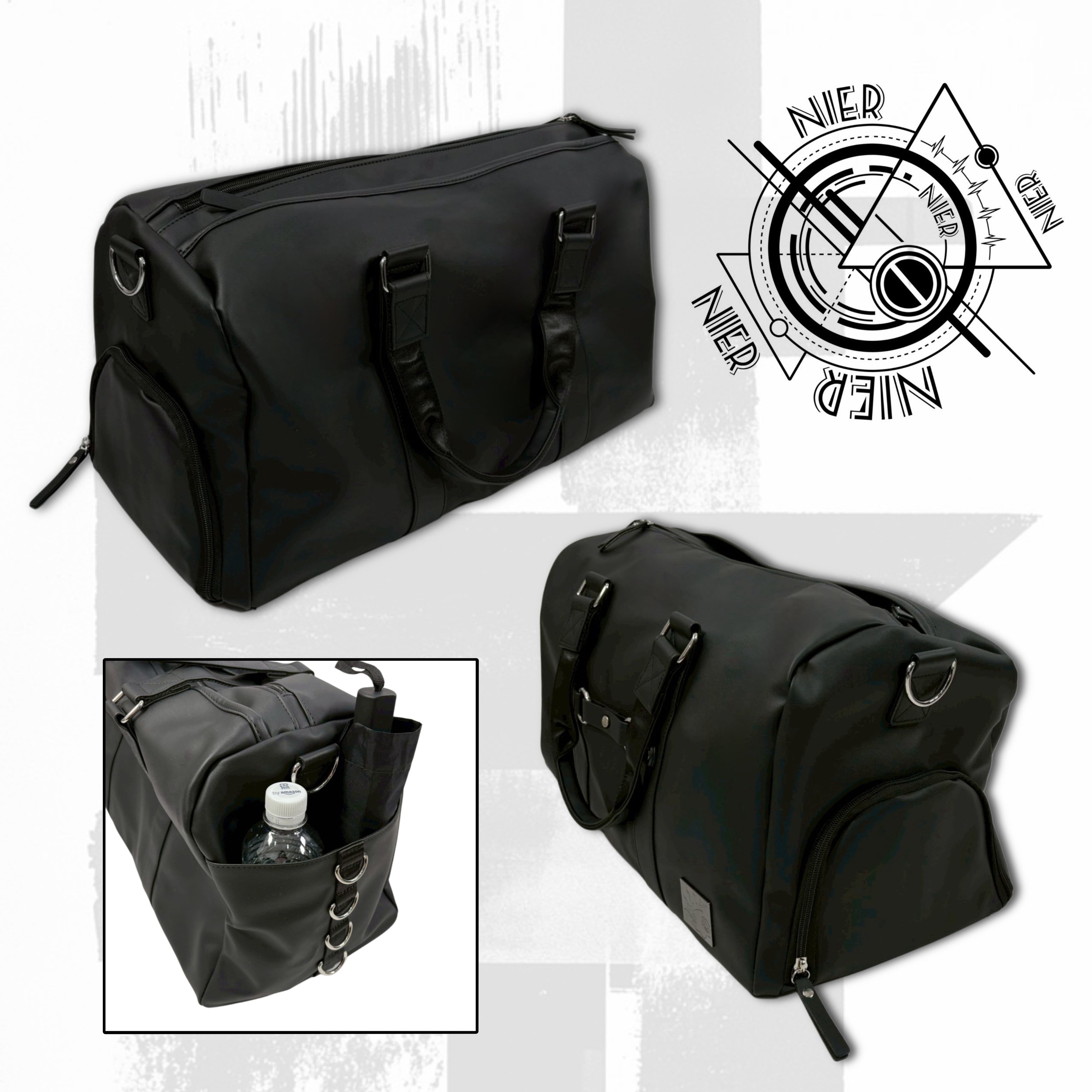 超大容量高品質PUボストンバッグ【シューズ収納付き】 | NIER CLOTHING