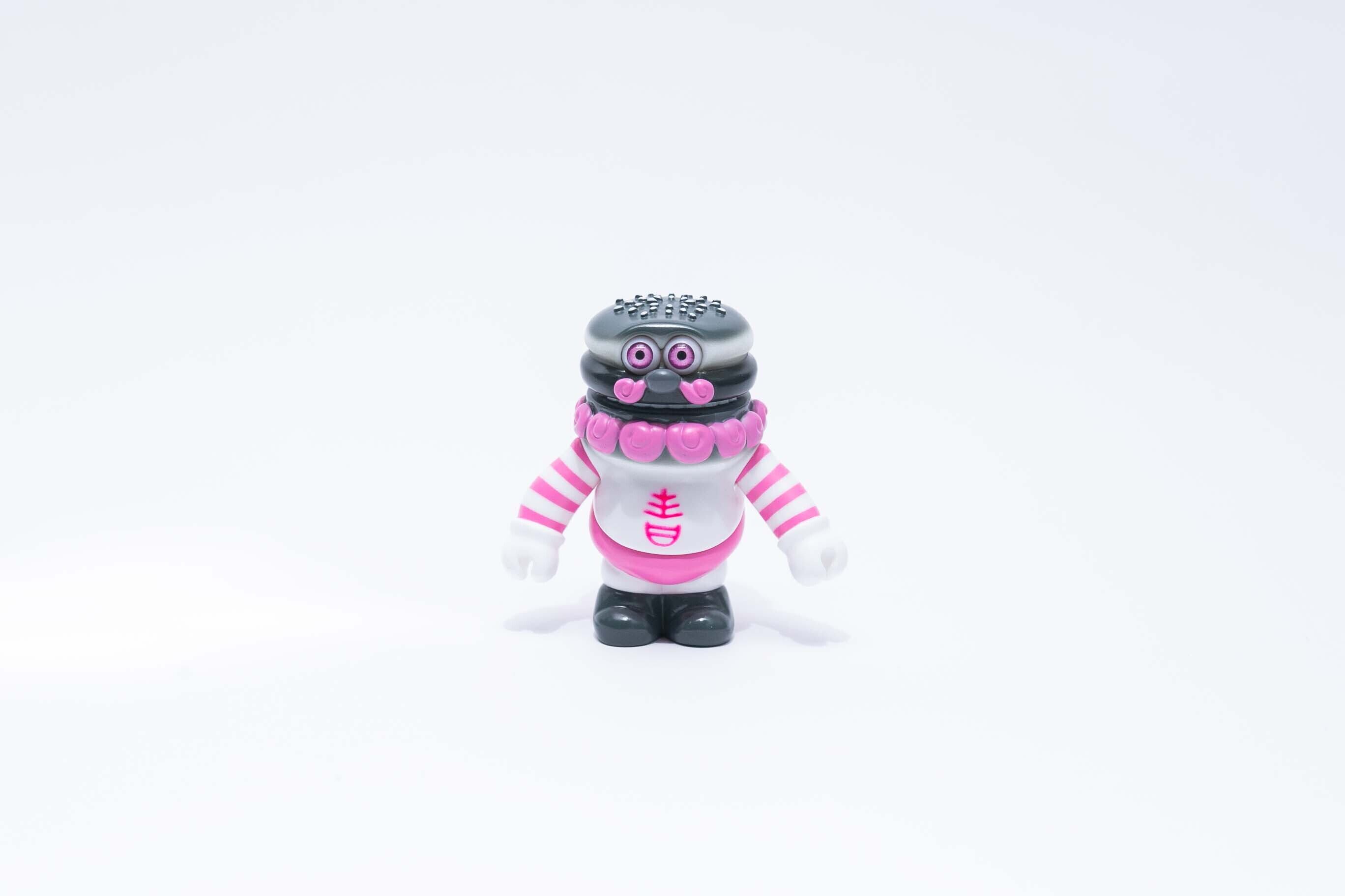 BURGERMAN 青坊主 別注カラーリング【Pink】バーガーマン ソフビ