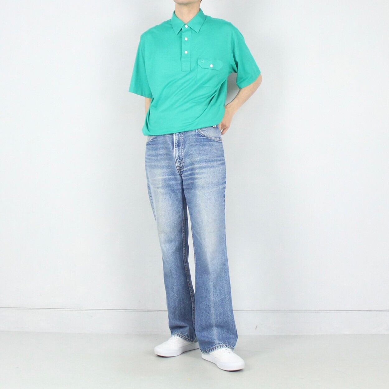 Christian Dior エメラルドグリーン ポロシャツ【FF-5627】 | cv