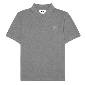 送料無料【HIPANDA ハイパンダ】メンズ  ポロシャツ MEN'S POLO SHIRT / GRAY