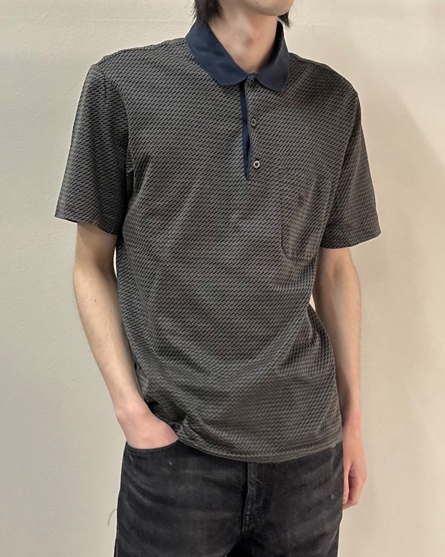 【GIVENCHY】all-over pattern polo shirt