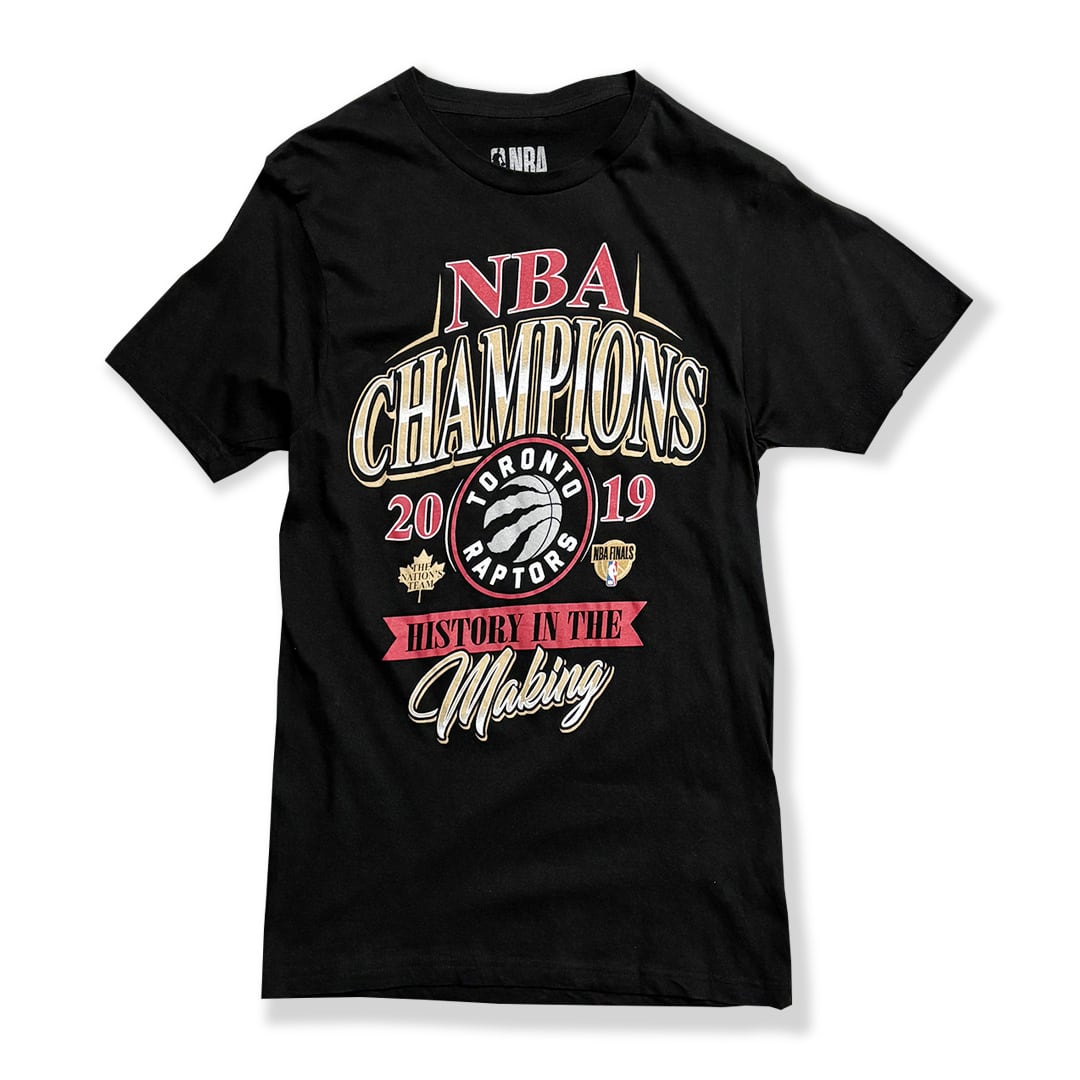 Toronto Raptors -2019 NBA Champions- Printed T-Shirt. NBA