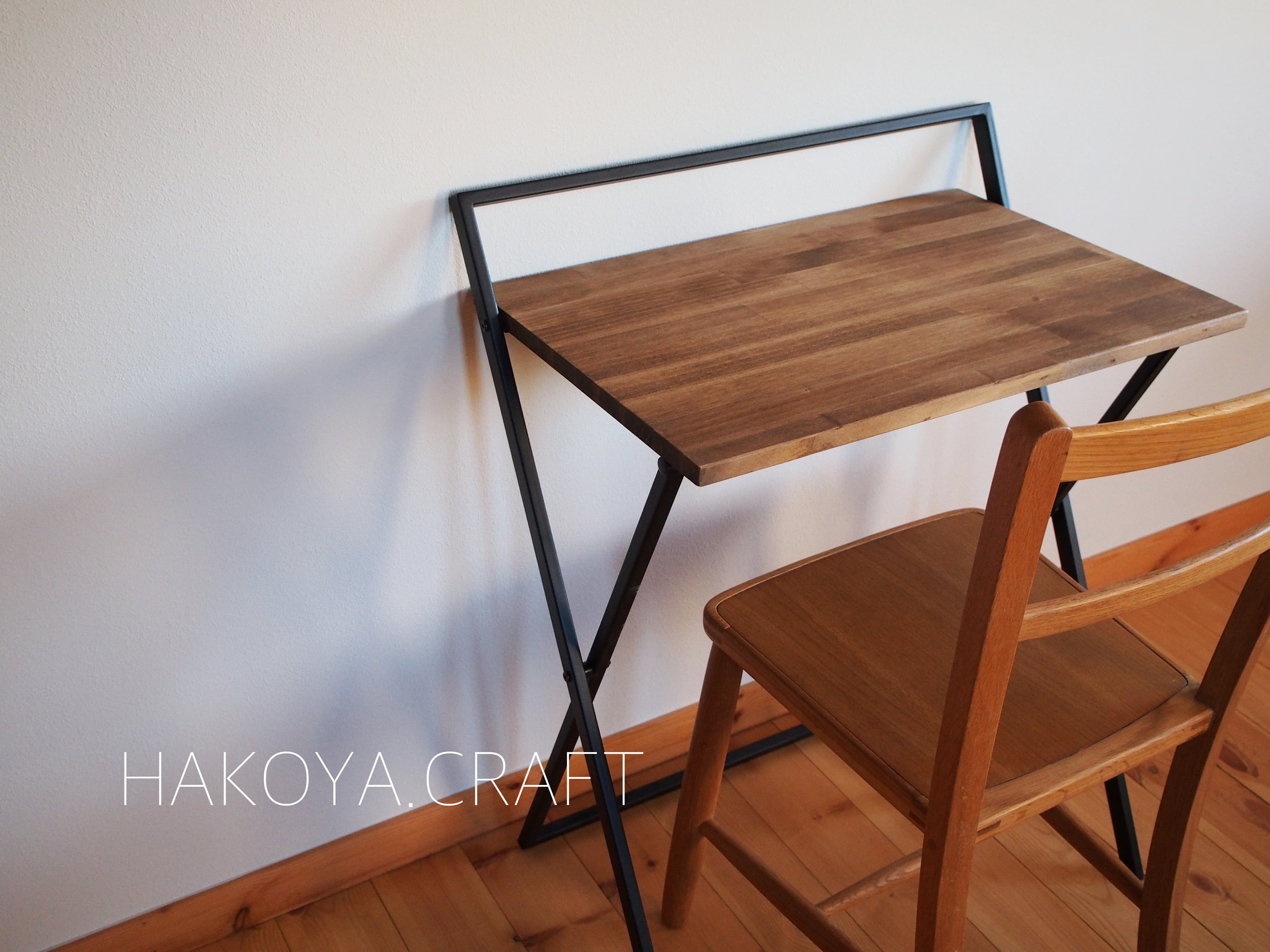 3.Folding Table 90×40 折りたたみテーブル/折り畳み/テーブル机/ロー