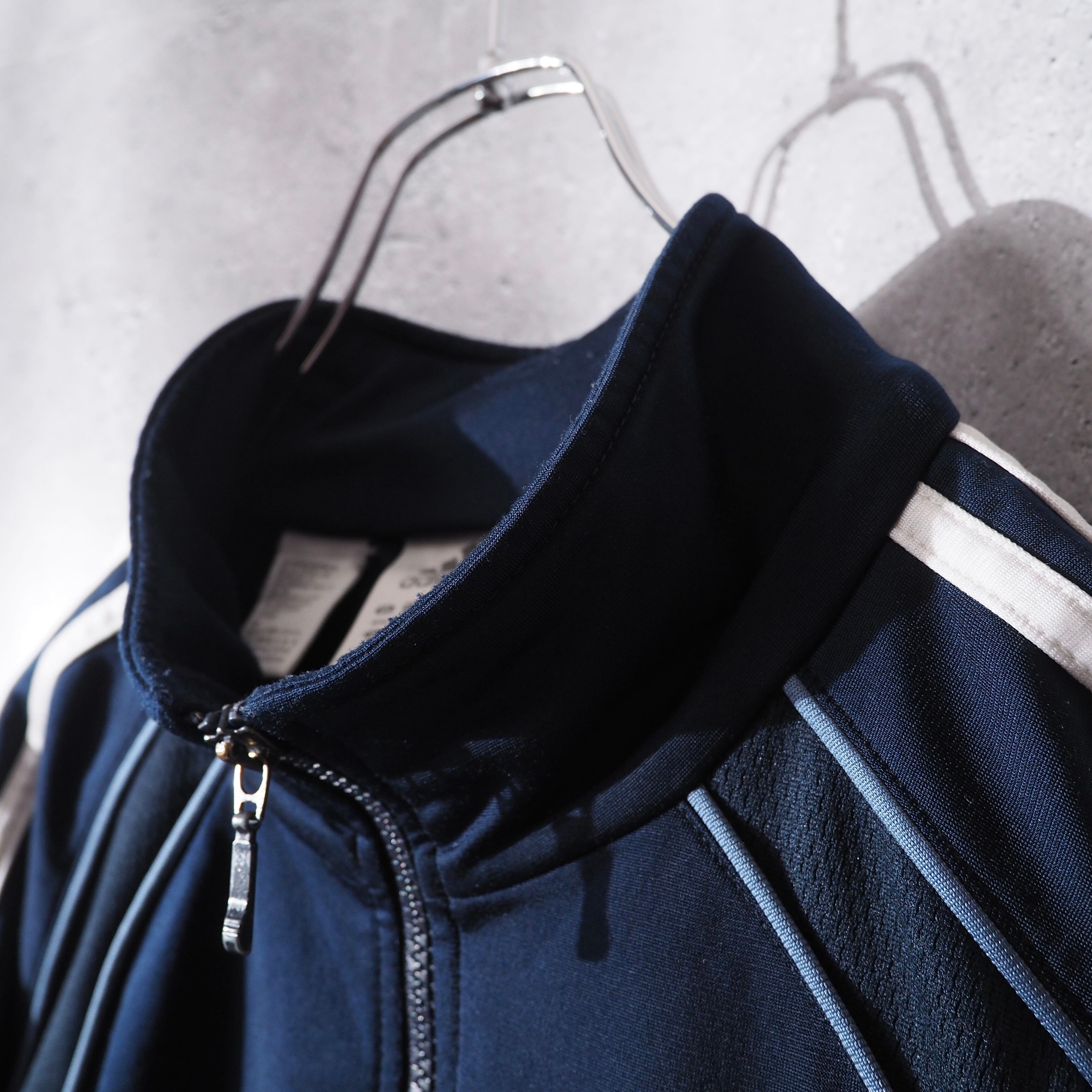 2000s " adidas " Odd Three Line Design Over Silhouette Track Jacket