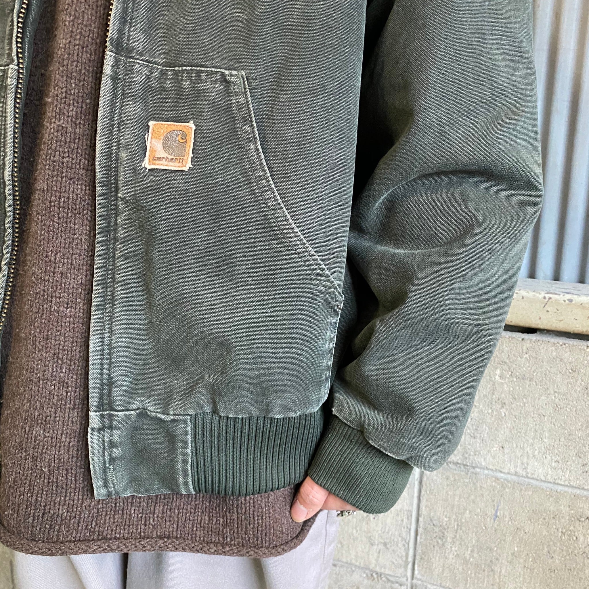 Carhartt カーハート アクティブジャケット メンズM 古着 ダック地 Carhartt カーハート アクティブジャケット メンズM 古着 ダック地