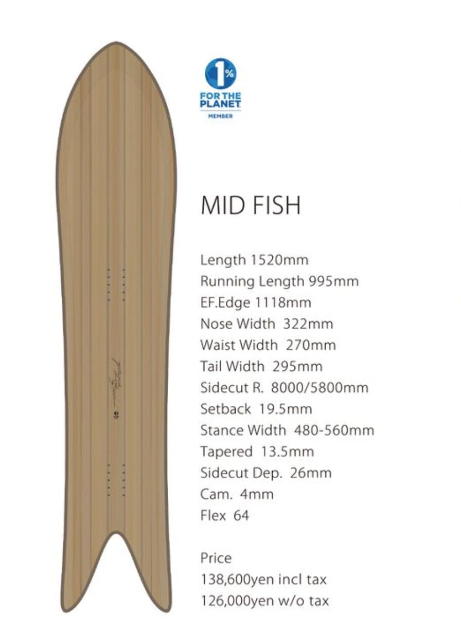 GENTEMSTICK 23-24 MID FISH 152 公式通販