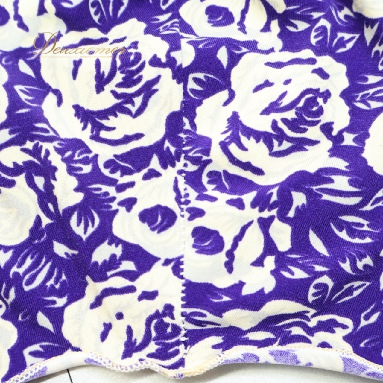 フラメンコ 衣装 ファルダ スカート ブルー系 パープル系 青 紫 伸縮 ストレッチ 柄 模様 レッスン 練習着 おしゃれ 柔らかい スカート レディース ダンス 衣装 練習用 ステージ衣装