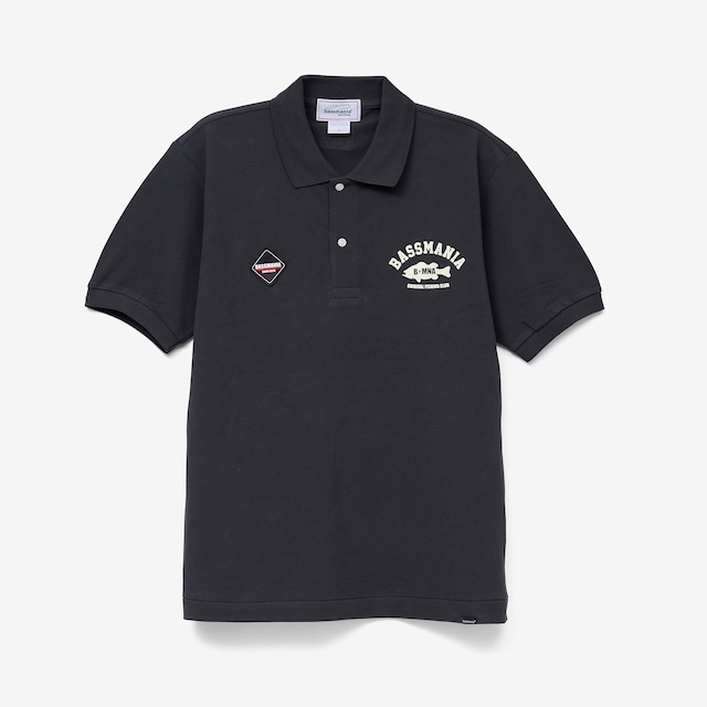Arch Logo Fine Cotton Polo [CHARCOAL GRAY]