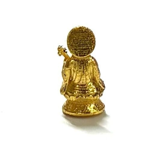 純金 約1g 弁財天像 バージョン3 指先サイズの芸術品【RNP01027