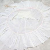 フラメンコ 衣装 ペチコート ファルダ スカート 白 無地 リボン 赤 軽い 薄い 重ね着 ダンス パーティ 発表会 ホワイト系 レッド系 フリル 薄手 レディース ゆったり シンプル おしゃれ かわいい ダンス衣装 イベント用