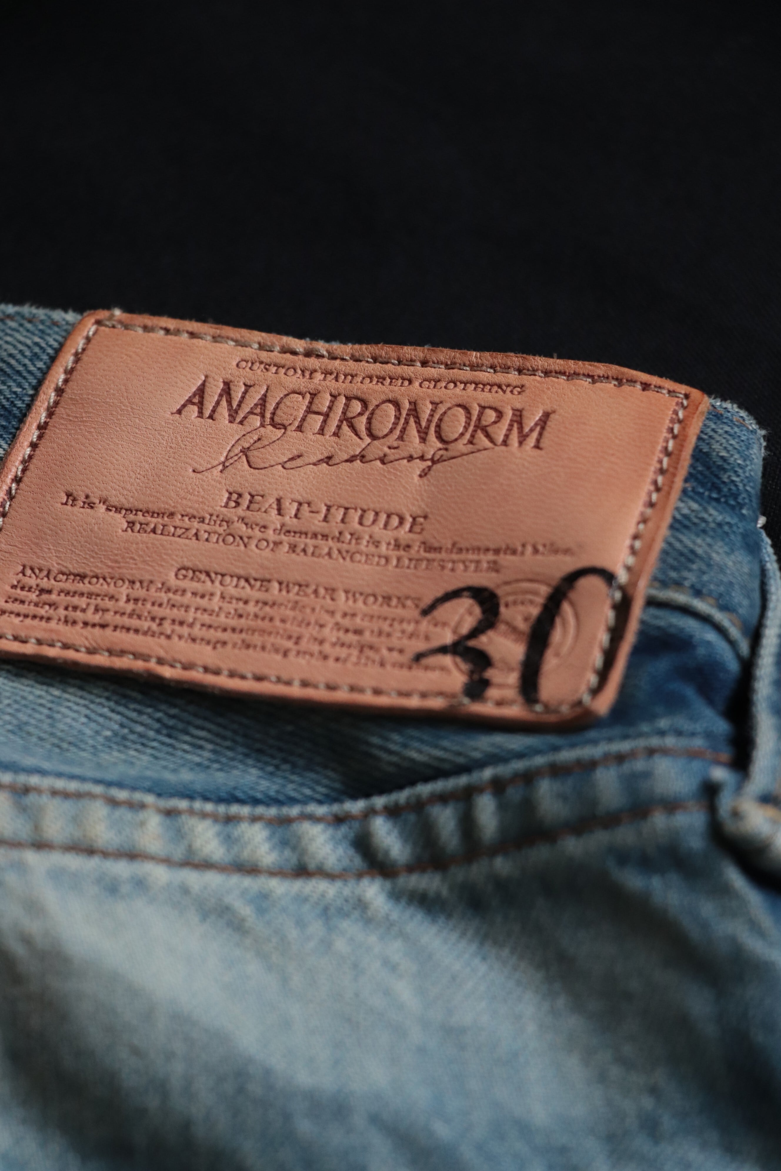 ANACHRONORM/アナクロノーム TYPE α BASIC TAPERED JEANS NM-5P01