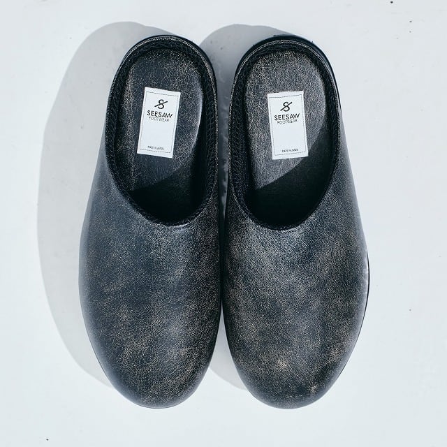 Clog Sandals［SS-3001］ crash black | lift-shoes