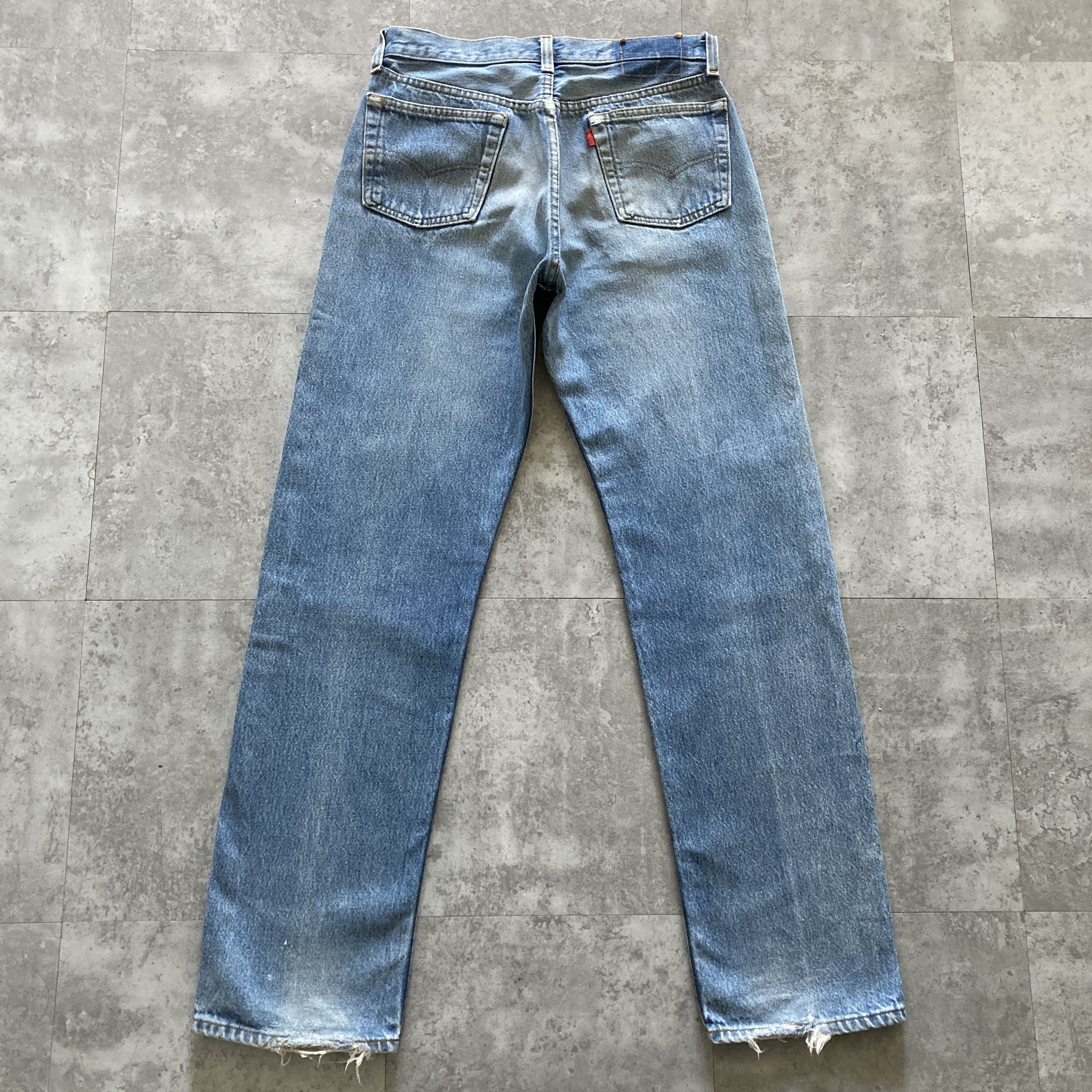 W31】80s US.Levis 501 リーバイス エルパソ工場(525) ボタン裏刻印525