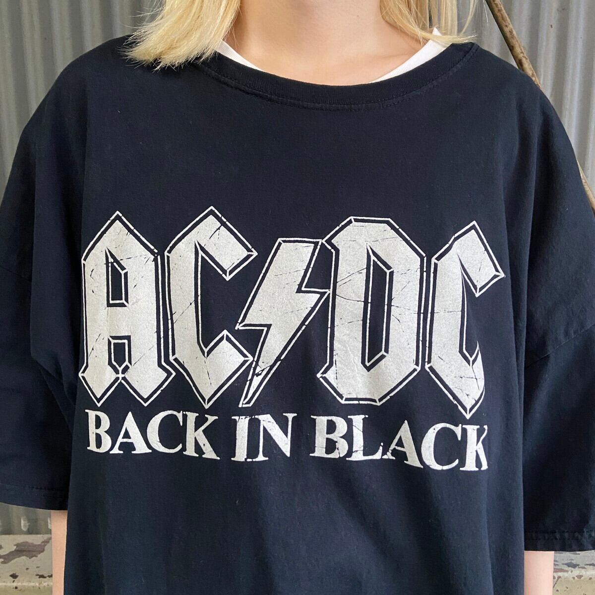 ビッグサイズ AC/DC エーシーディーシー バンドTシャツ メンズ3XL 古着