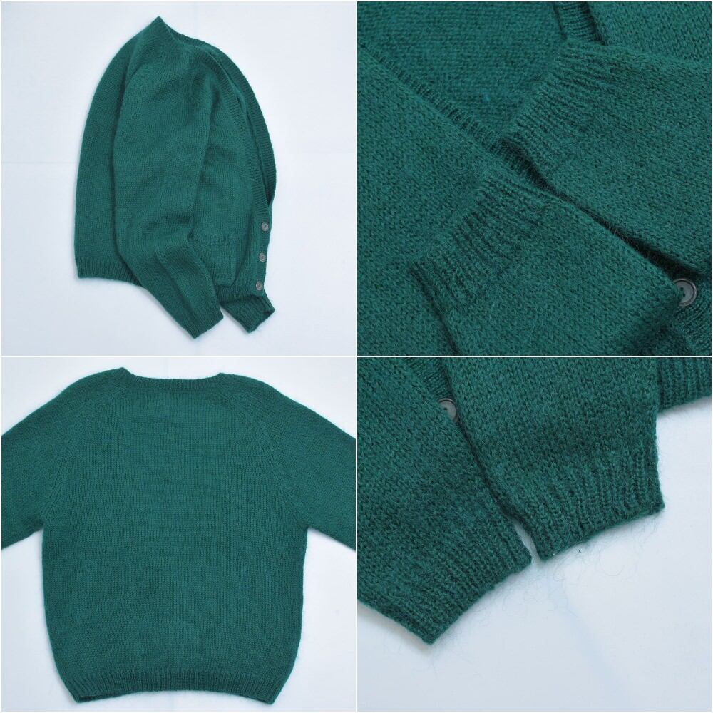 90s Penbrooke Lane 深Vデザイン モヘア ニット カーディガン 90s Penbrooke Lane 深Vデザイン モヘア ニット カーディガン