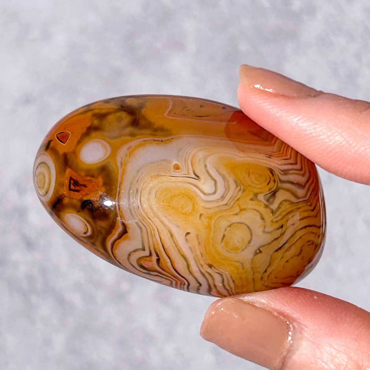 ボツワナアゲート タンブル01 ✳︎ Botswana Agate ✳︎ 天然石