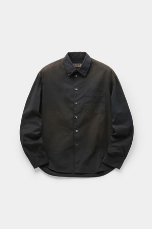 [COOR] Washed Dyeing Sun Faded Shirt (Washed Charcoal) 正規品 韓国ブランド 韓国通販 韓国代行 韓国ファッション クール クーア クアー 日本 店舗