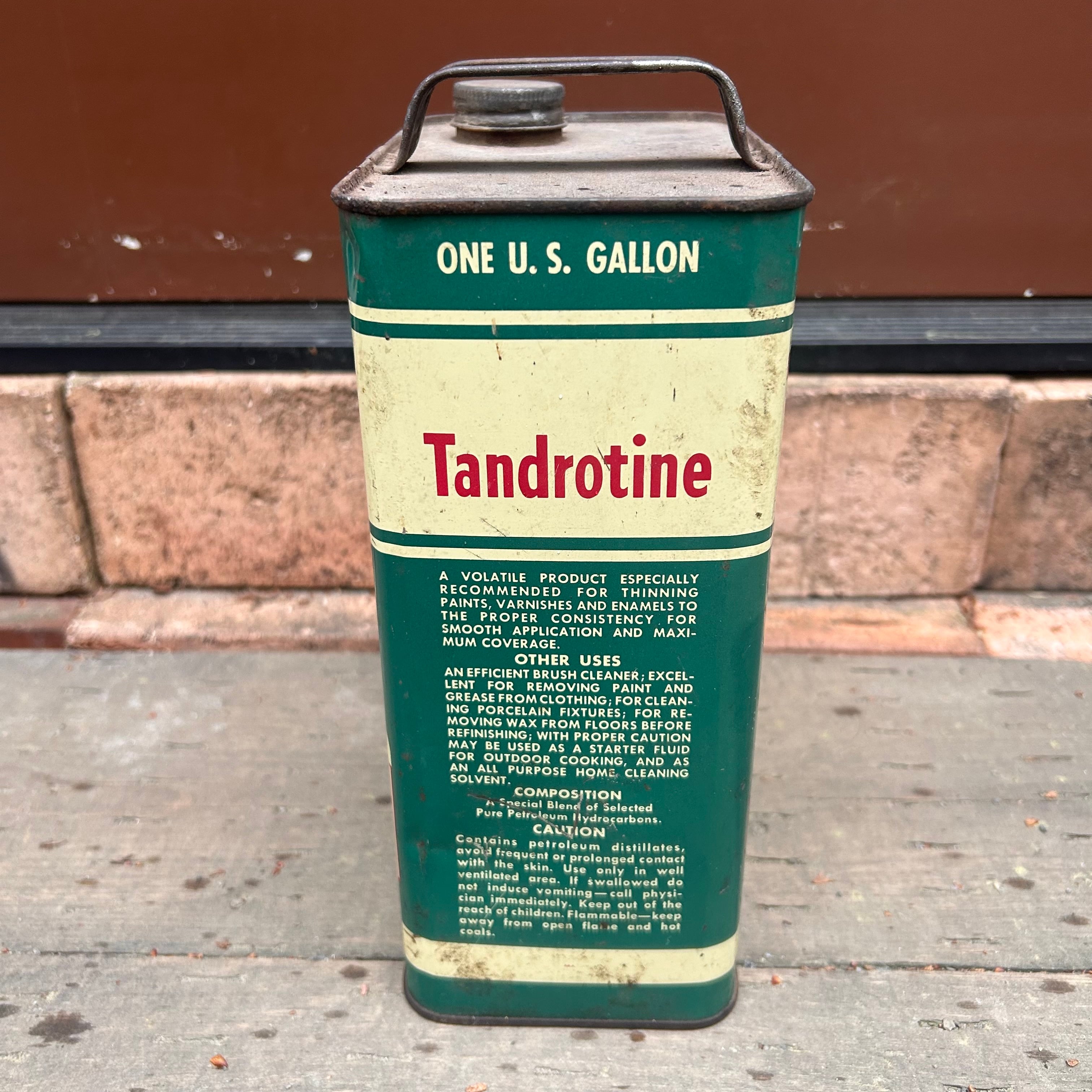 1950s-1960s Tandrotine シンナー缶 T-605 | CANDY STORE ROCK