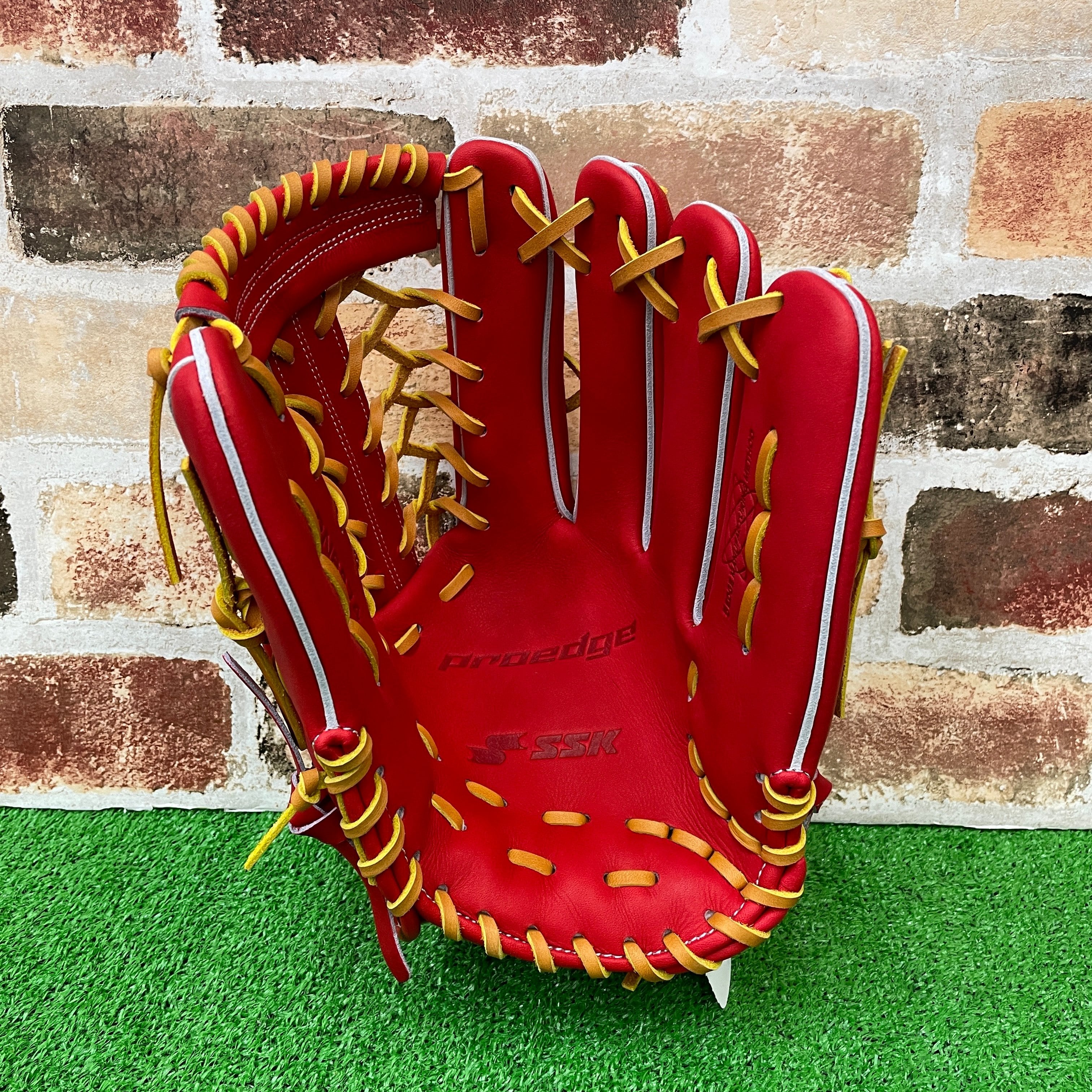 SSK プロエッジ 軟式グラブ 外野手用 PNB874 Bオレンジ 学生野球対応