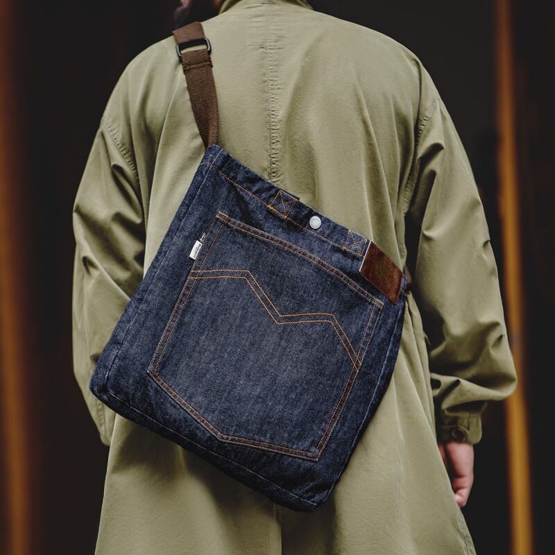 大容量2wayデニムトートバッグA18178