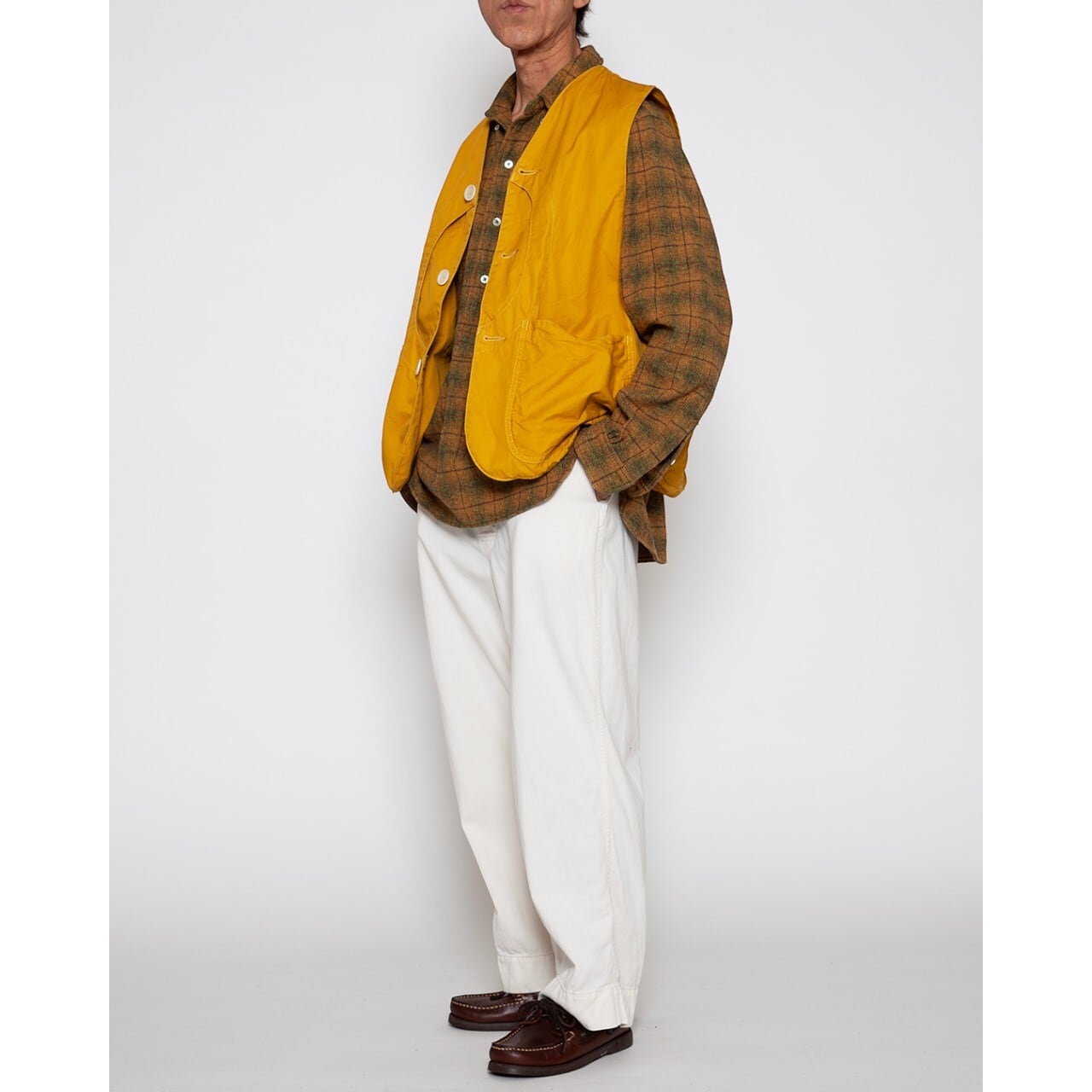 THE CORONA UTILITY / GAME VEST Combed Yarn Gabardine w/BIO-WASH