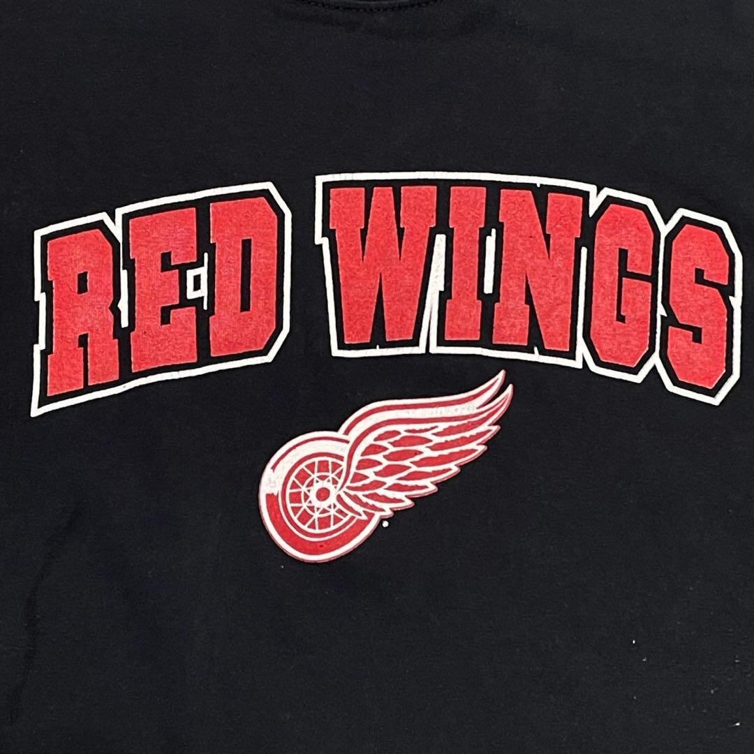 NHL RED WINGS チームロゴ プリント Tシャツ アイスホッケー 2パック 