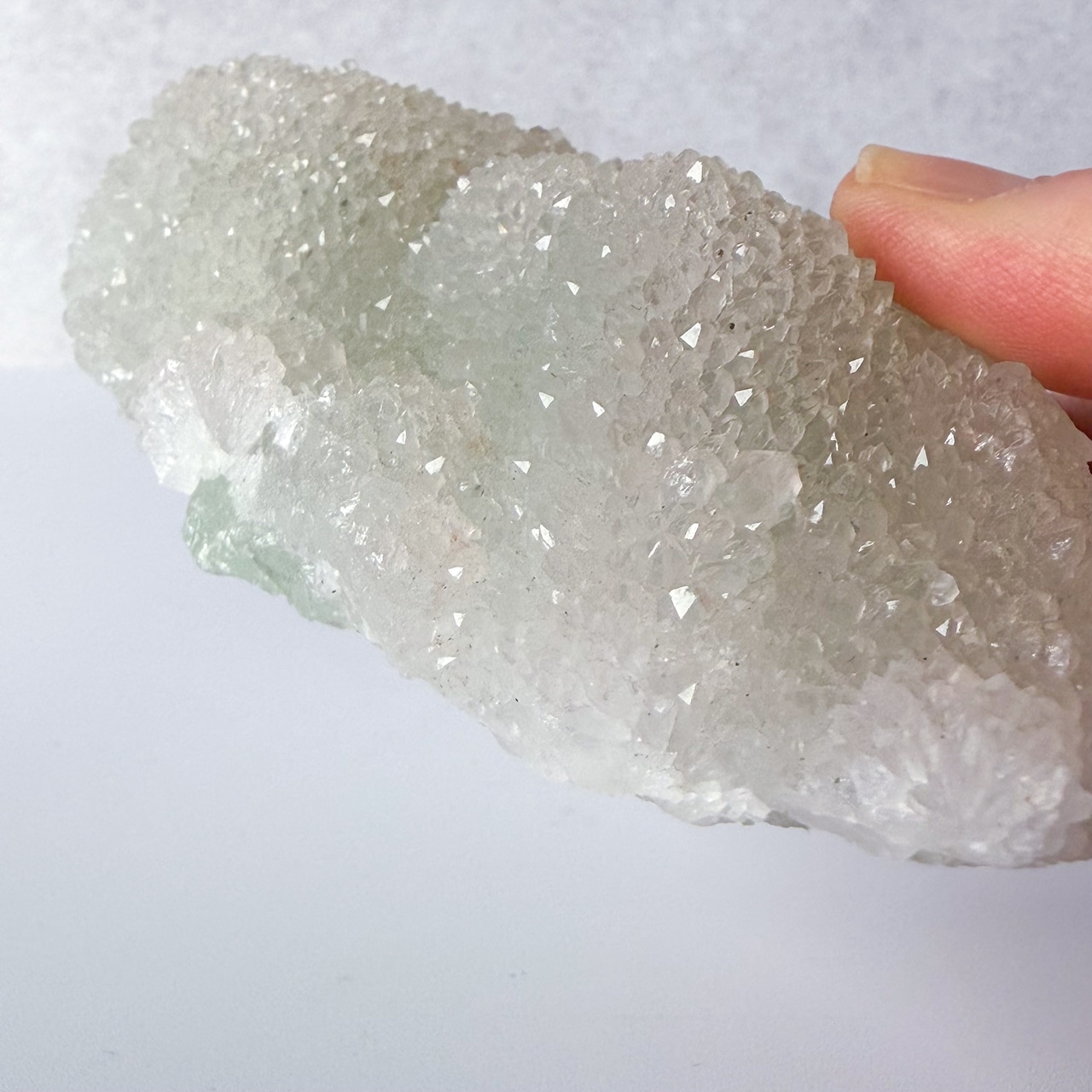 水晶・グリーンフローライト共生原石 * 天然石