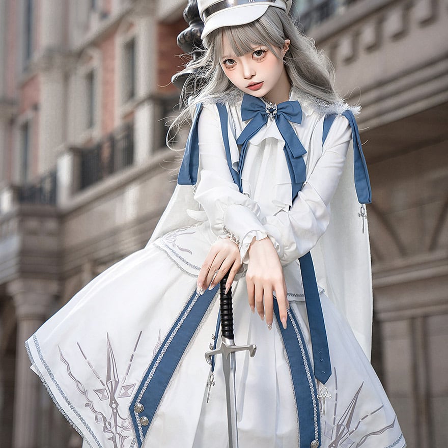 ミリタリーロリータ 帽子 キャスケット レザー ステージ衣装向け