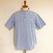 Sucker Stripe Petite Sailor S/S Pullover Shirts　Blue×White