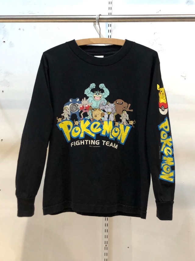 90's "Pokémon" Vintage printed L/S T-shirt