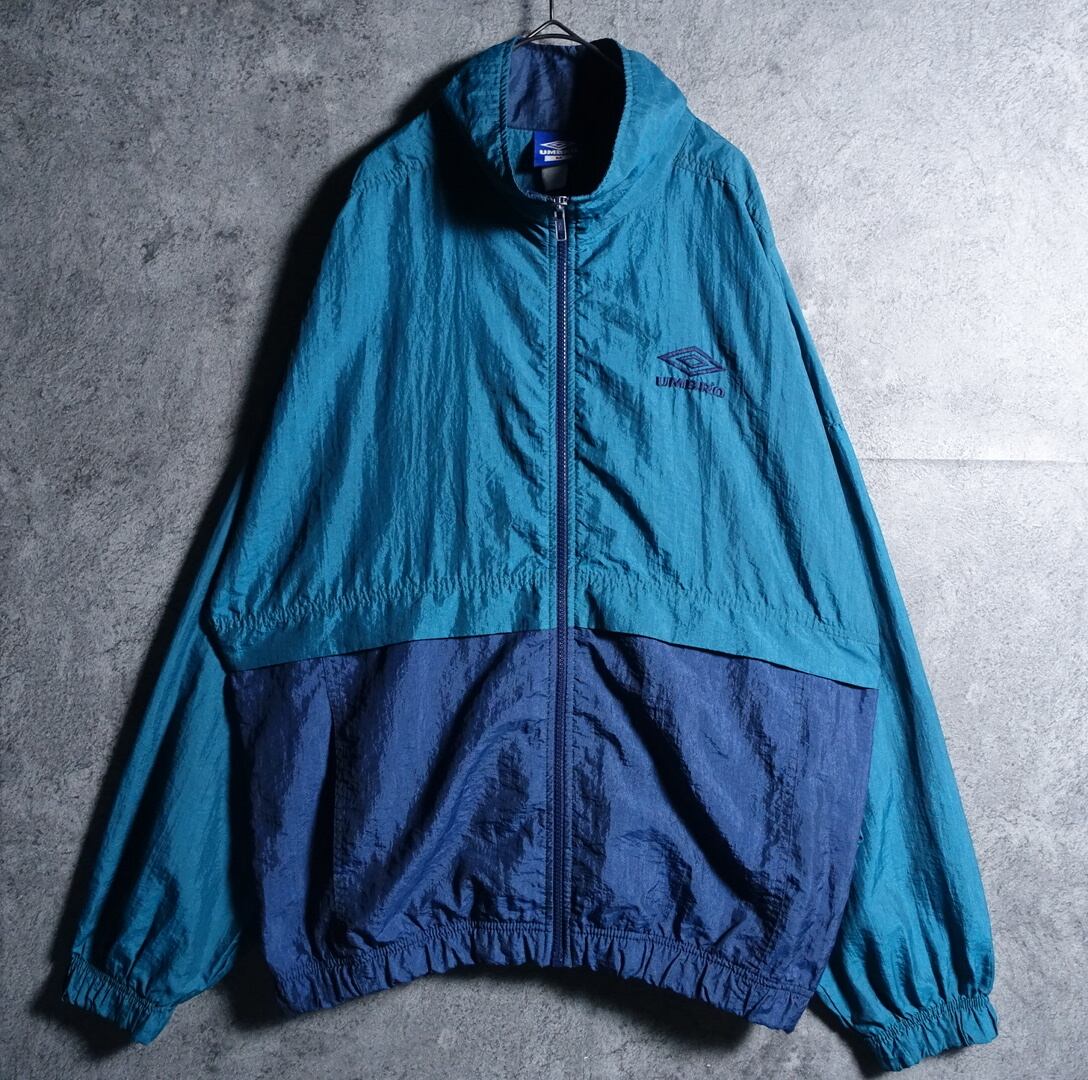 90s “UMBRO” Logo Embroidery Design Nylon Jacket | 古着屋 FORCE