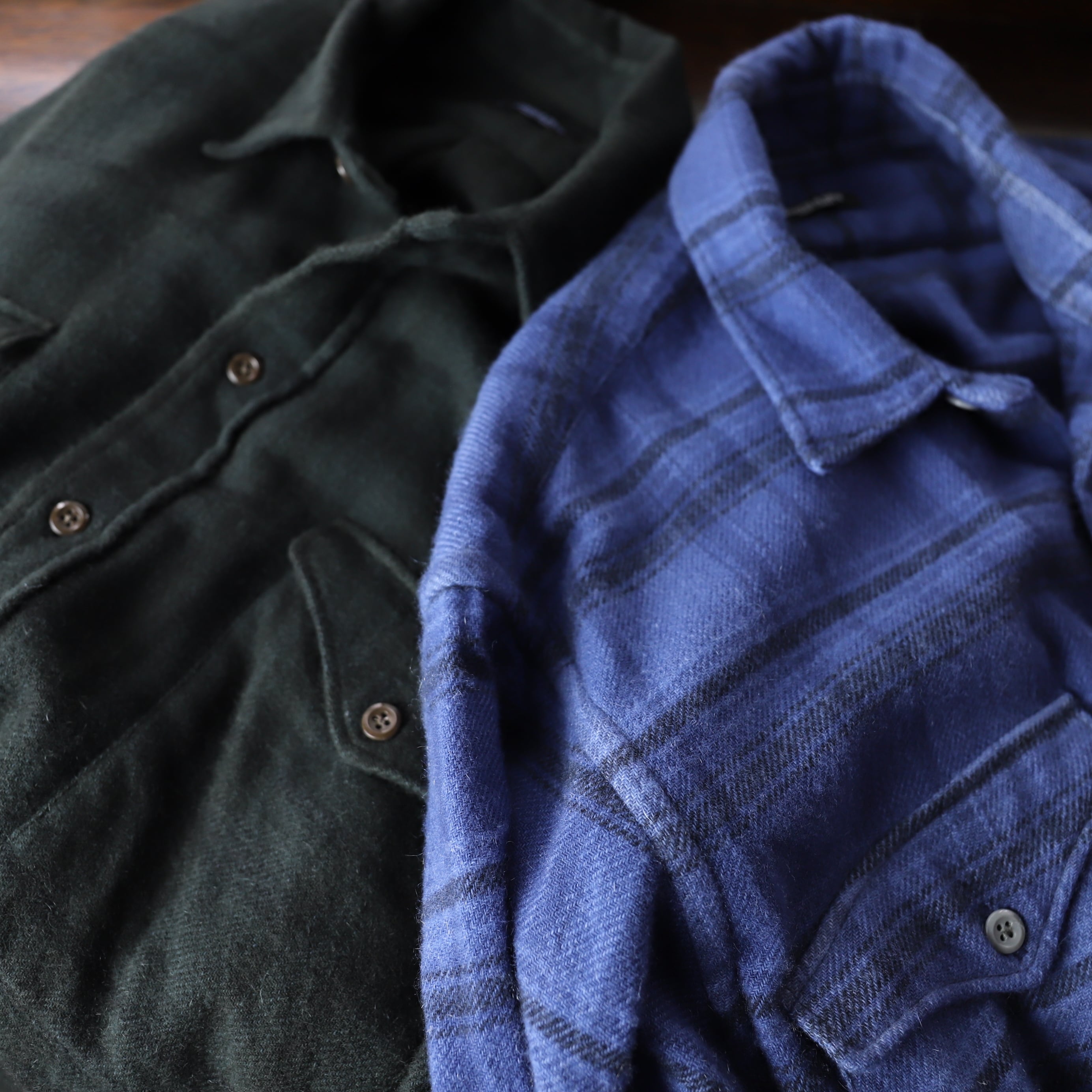 MAATEE&SONS / CASHEMERE NEL SHIRTS / DGREEN | TIBETAN MARKET