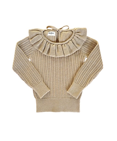 MABLI　CASSIE SKINNY RIB - BISCOTTI  (12m-2y)