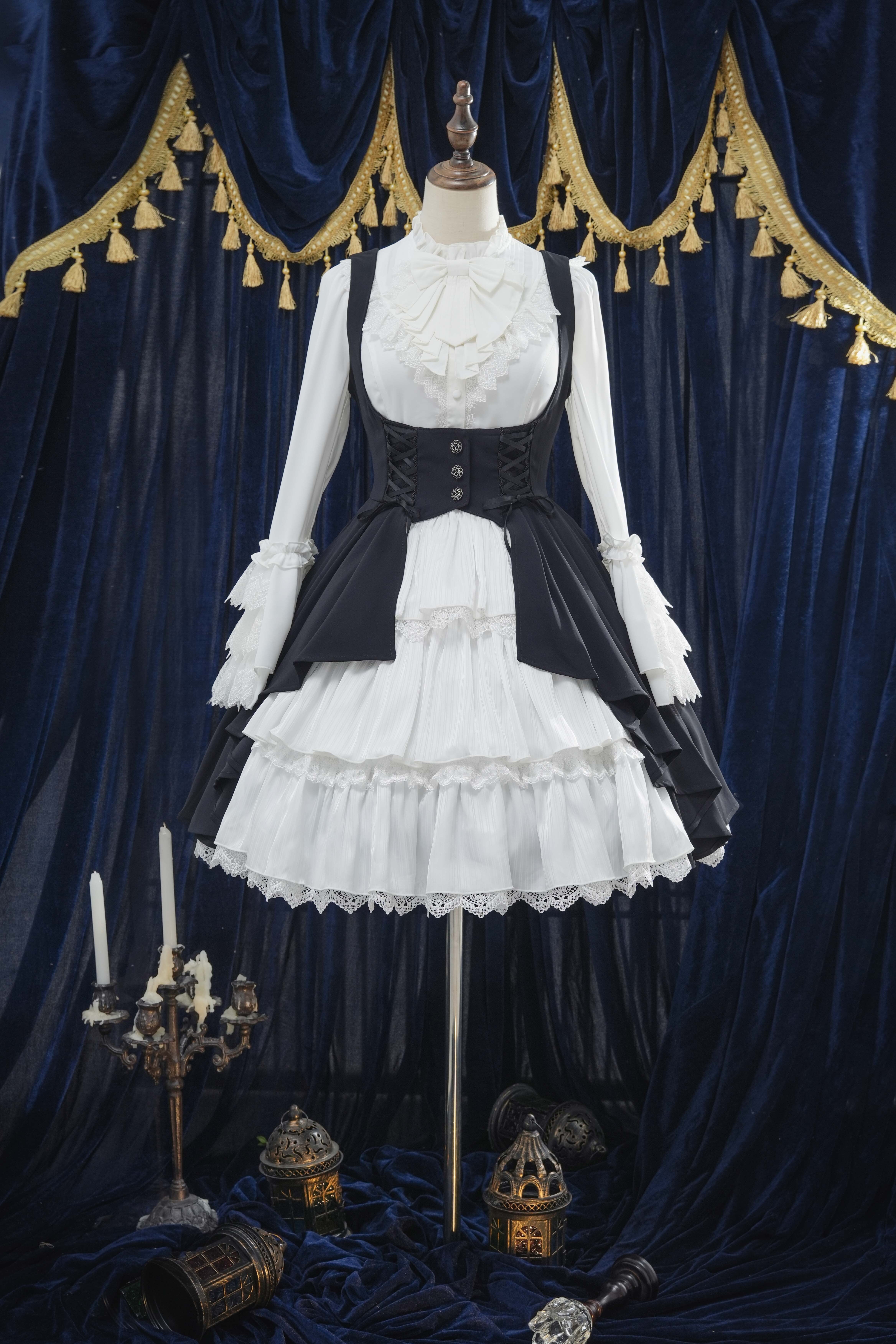 星夜の旅 フリルティアードスカート | HoshibakoWorks