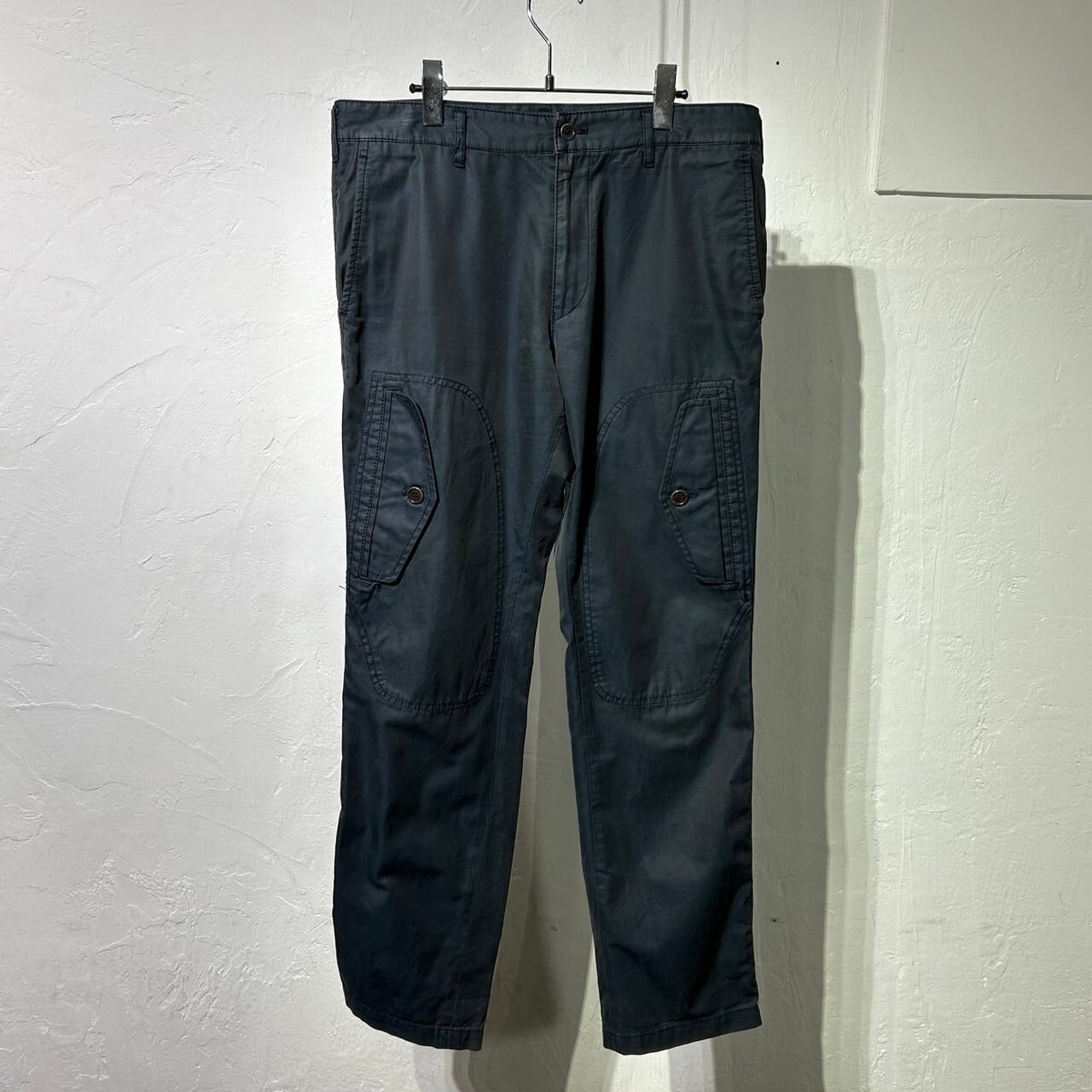 00s(2005) COMME des GARCONS HOMME Front Cargo Coating Pants