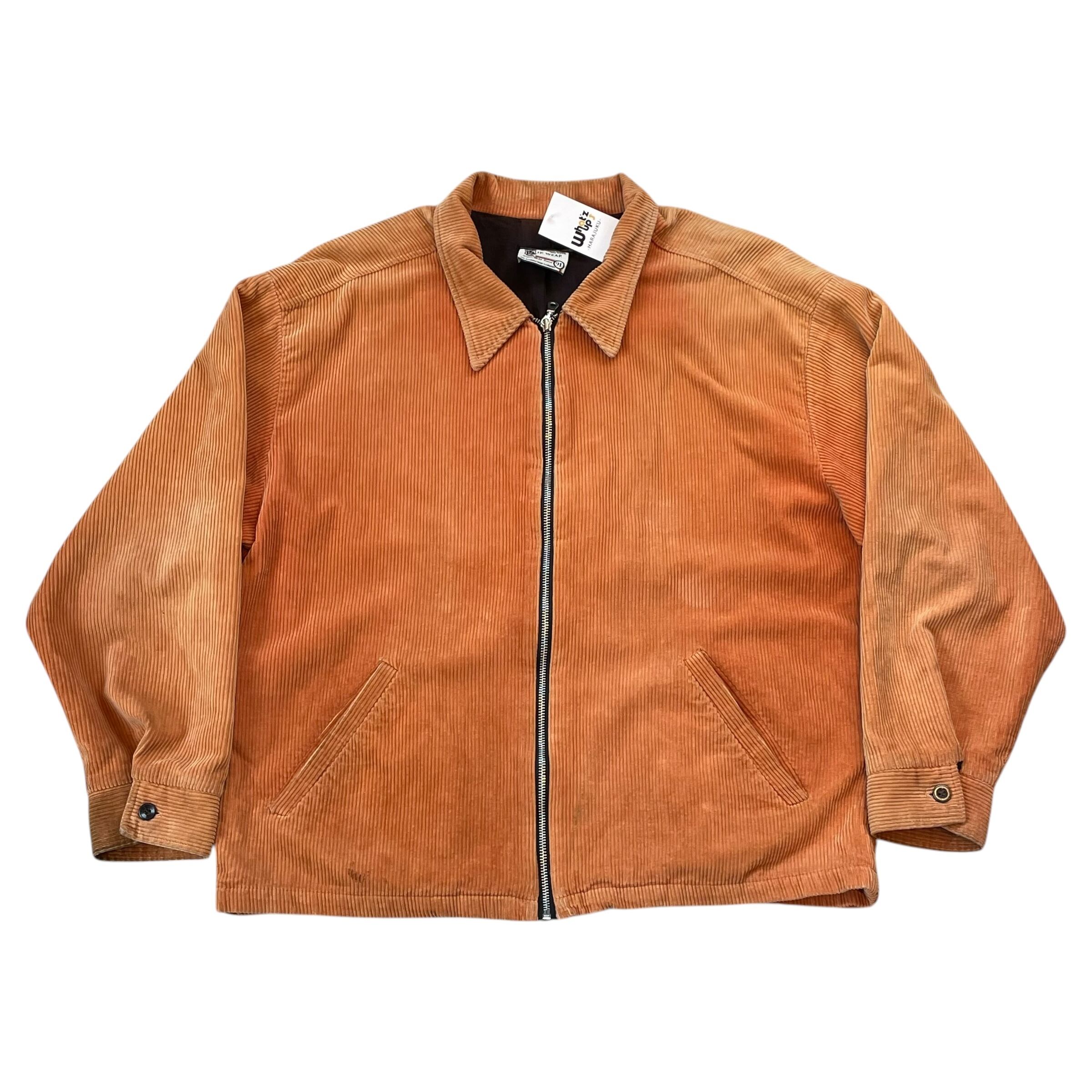 Good fade !! 80~90s KIK WEAR corduroy zip jacket