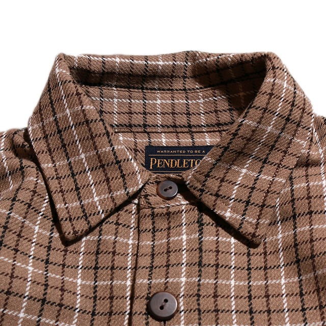 PENDLETON  CPO Shirts Jacket ブラウン M  良品