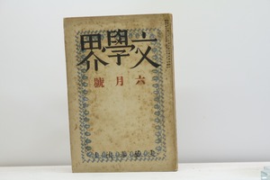 （雑誌）文學界　第6巻第6号　昭和14年6月号　/　　　[31233]