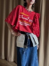 asymmetrical drape frill remake t-shirt-5279-6