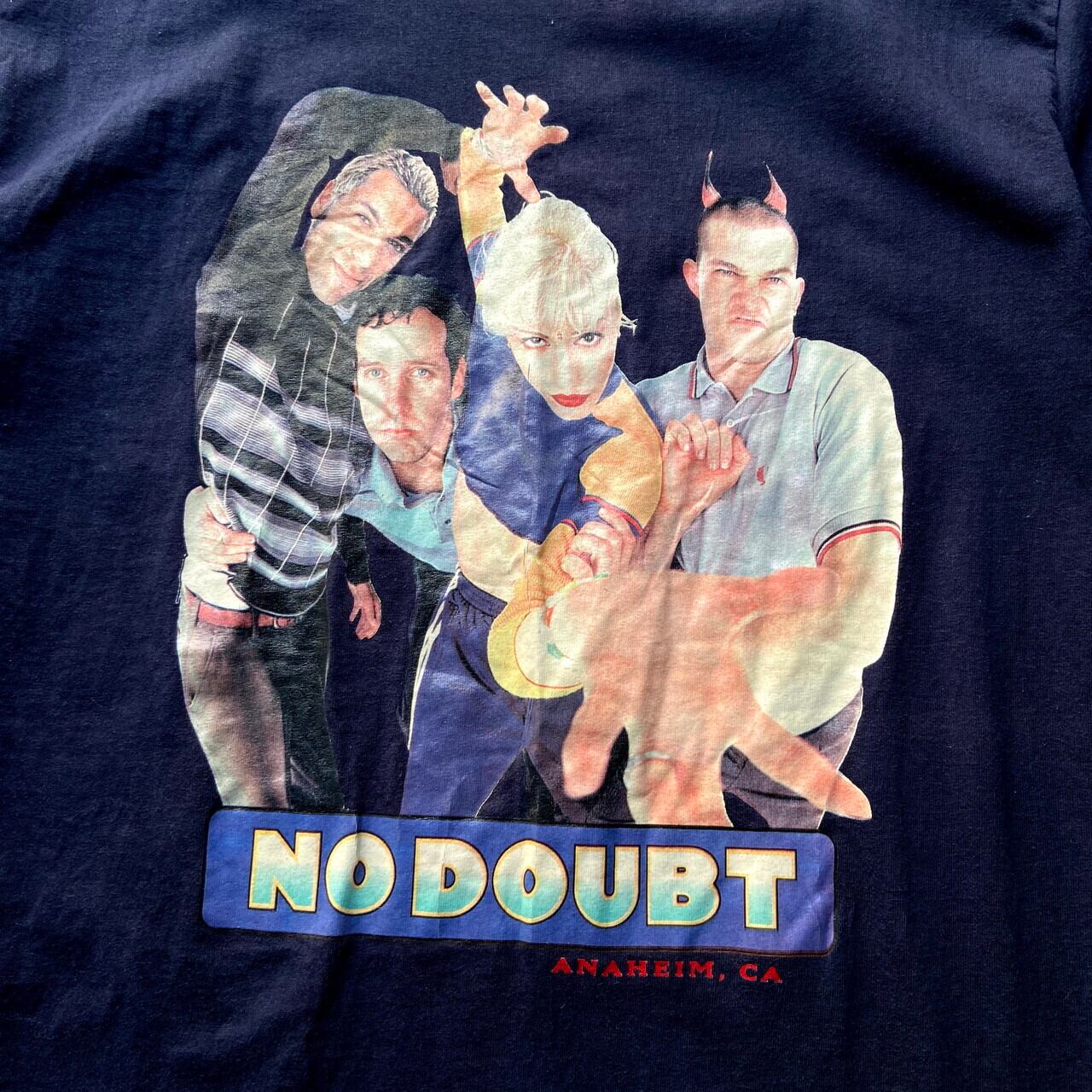 90年代 ビンテージ NO DOUBT ノーダウト リンガープリントTシャツ 