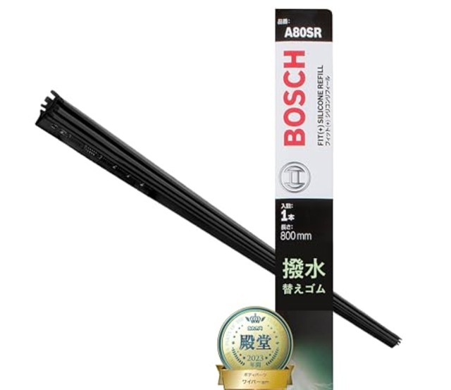 BOSCH(ボッシュ) ワイパー撥水替えゴム【1本入り】(フリーカット) エアロツインJ-フィット(+) シリコンリフィール 800mm