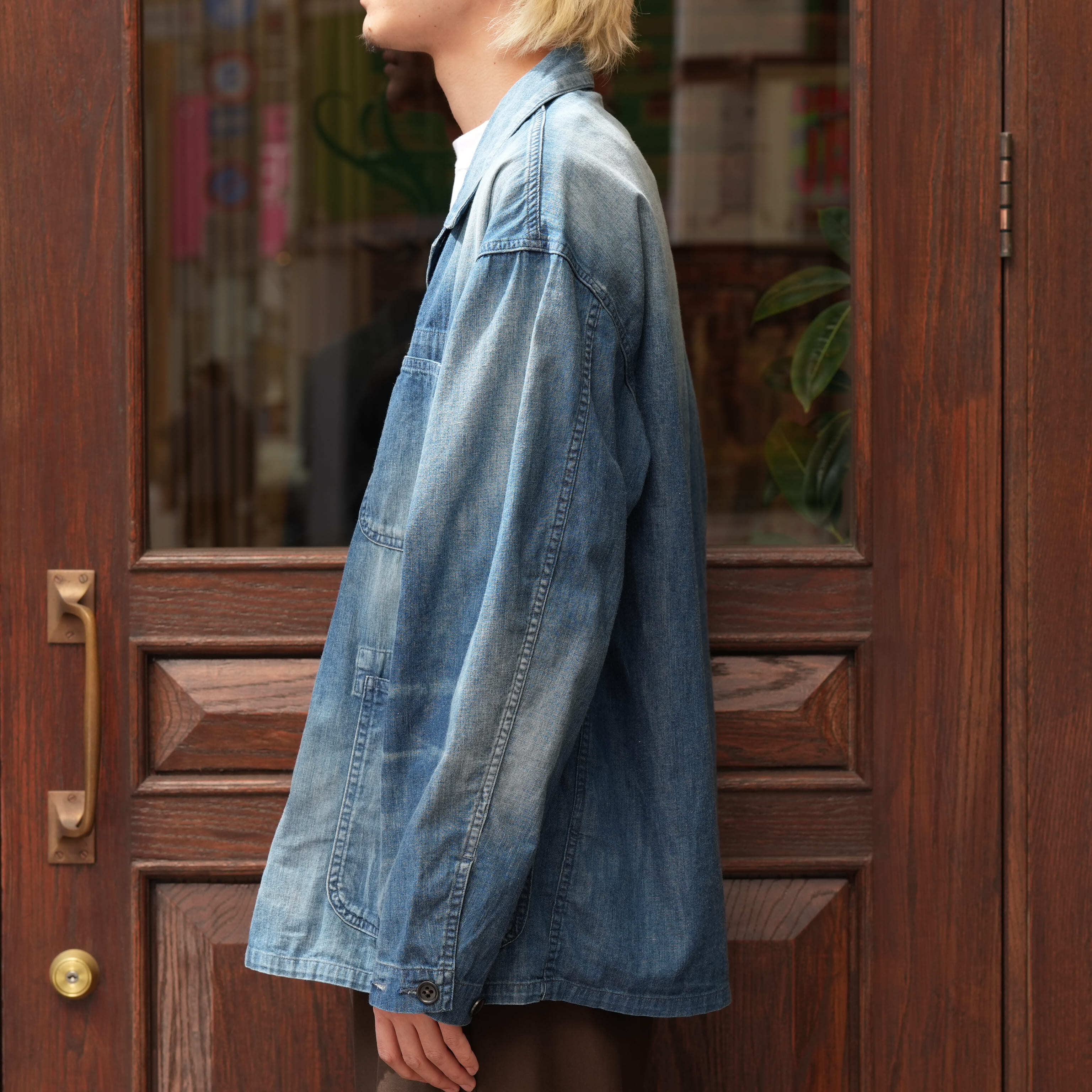 ジャケット・アウター 26SS Shirts denim P41 Coverall jacket HERILL(へリル) 26SS 
