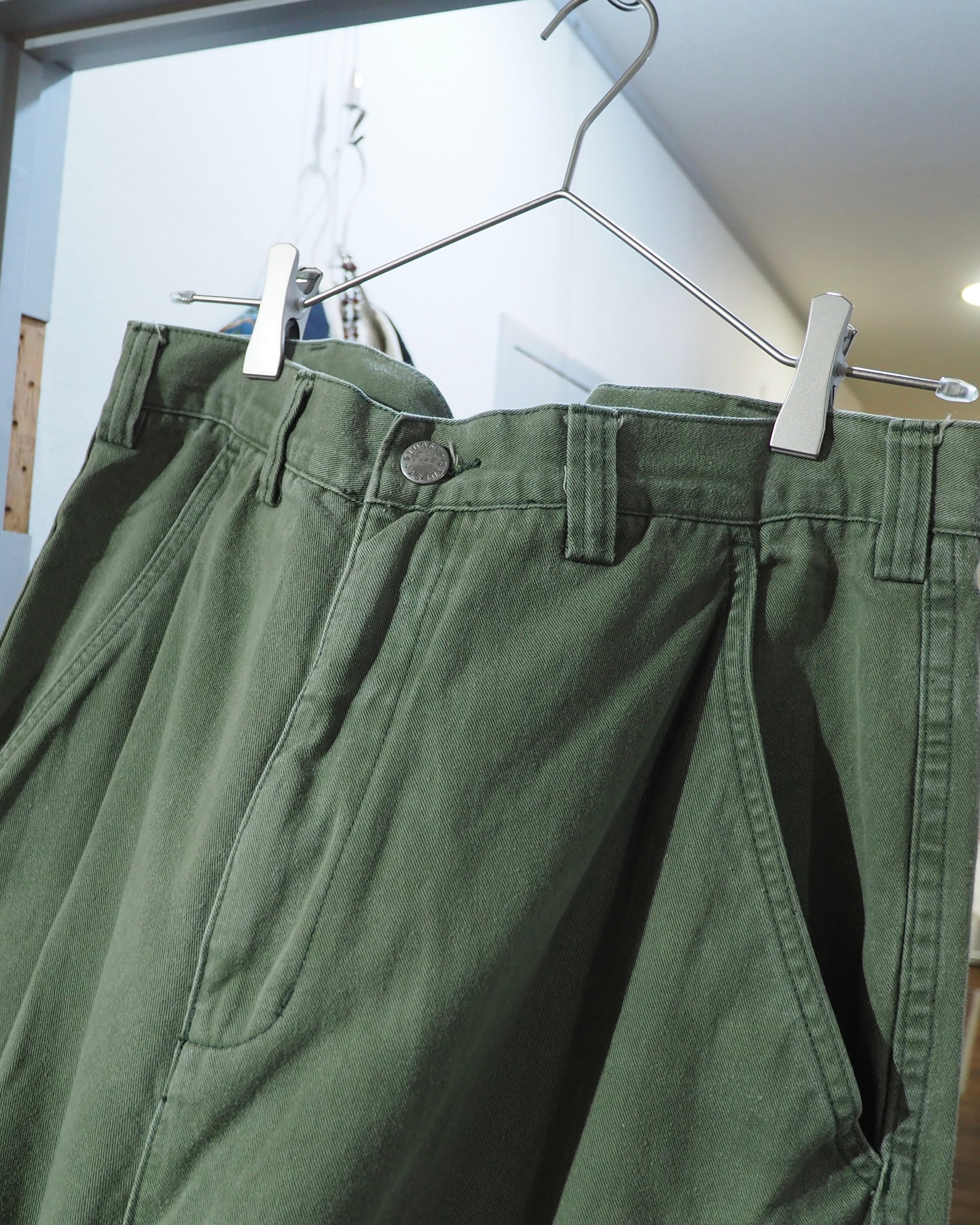 1990s" Old Stussy " vintage Wide Cargo shorts Pants