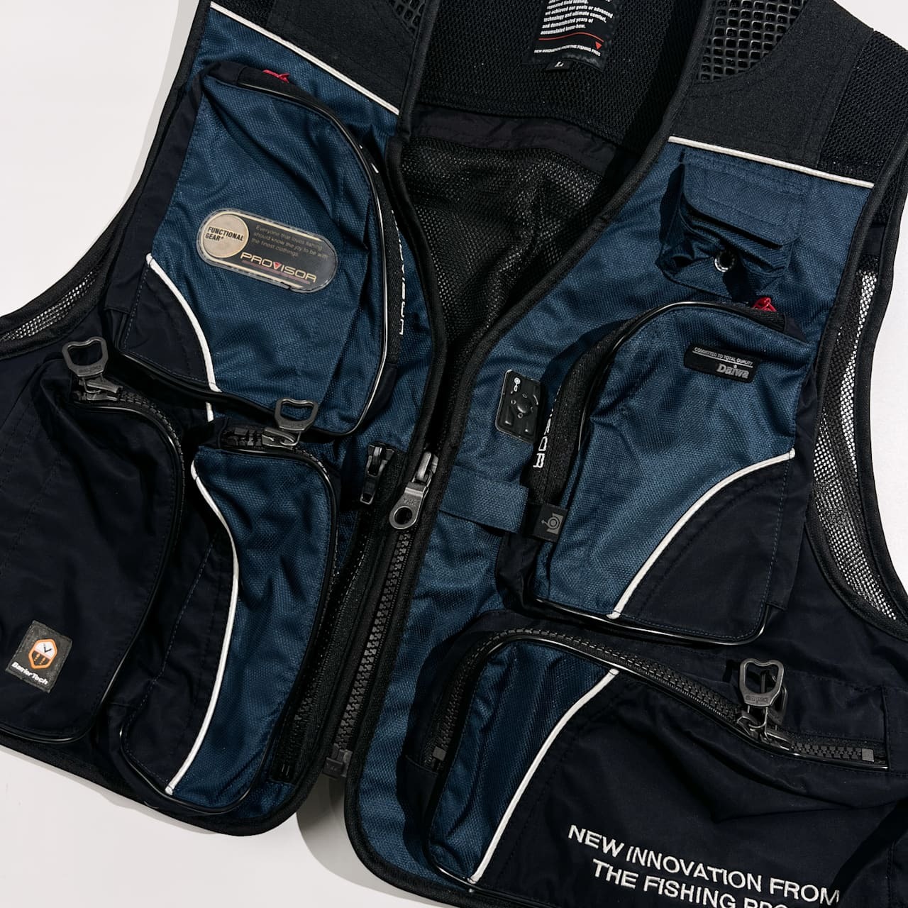 DAIWA PROVISOR ダイワ プロバイザー フィッシングベスト サイズ L /ネイビー系 メンズ 釣り 多機能