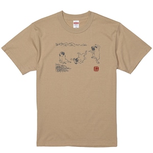 ８９戯画Ｔシャツ【ライトベージュ】